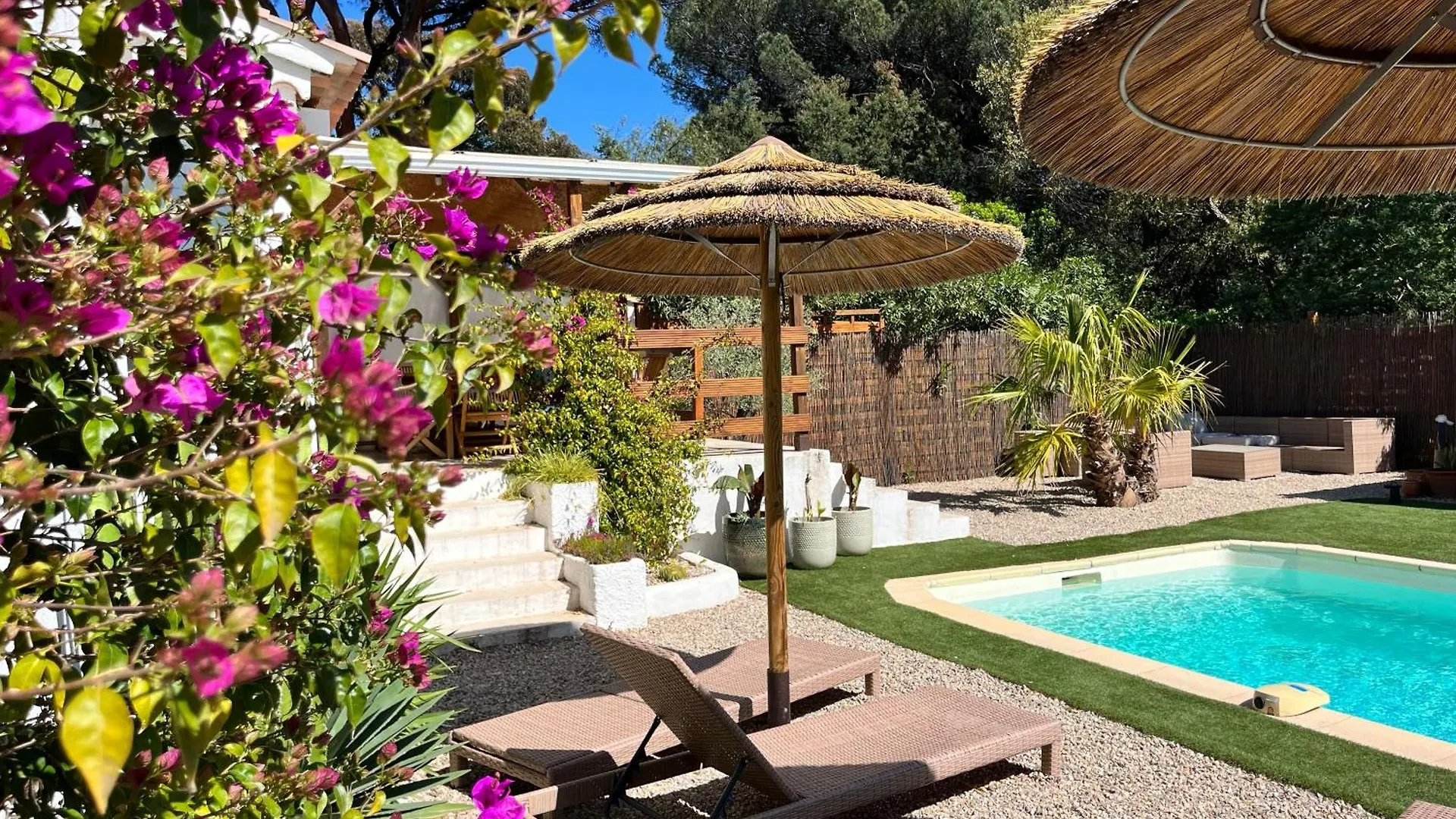 La Villa Les Lauriers, 150 M De La Mer, Grimaud, Golfe De St Tropez 0*, Гримо Франция